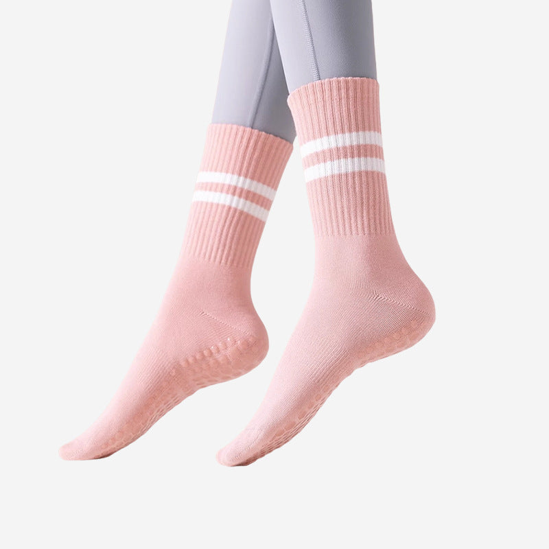 Women's Striped Non-Slip Yoga Socks