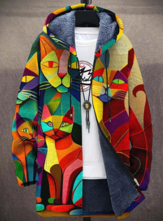 Unisex 3D-Print Winter Coat