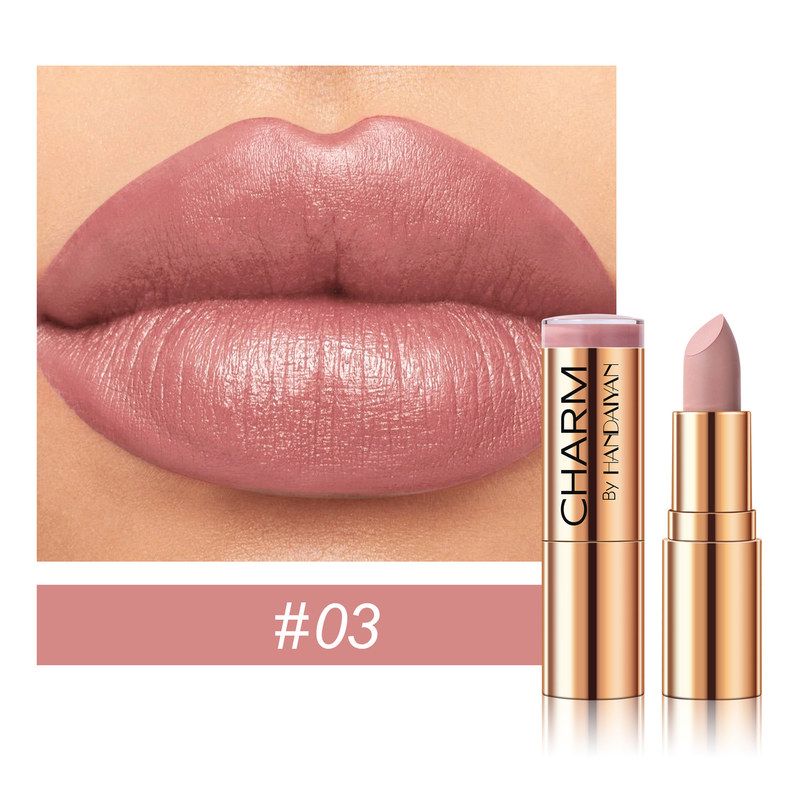 Moisturizing Gold-Tube Lipstick – 8 Shades