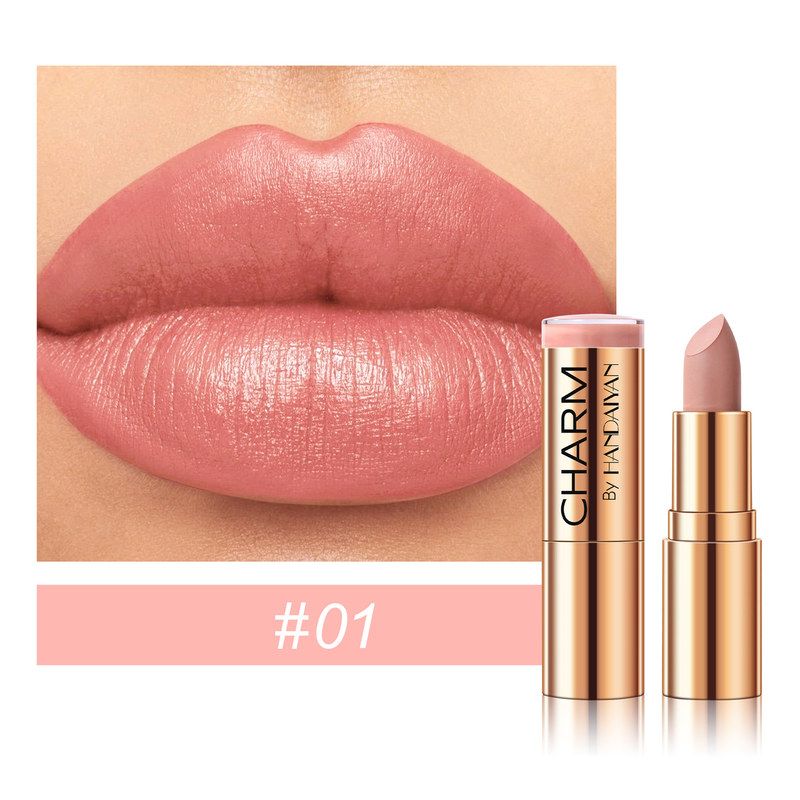 Moisturizing Gold-Tube Lipstick – 8 Shades