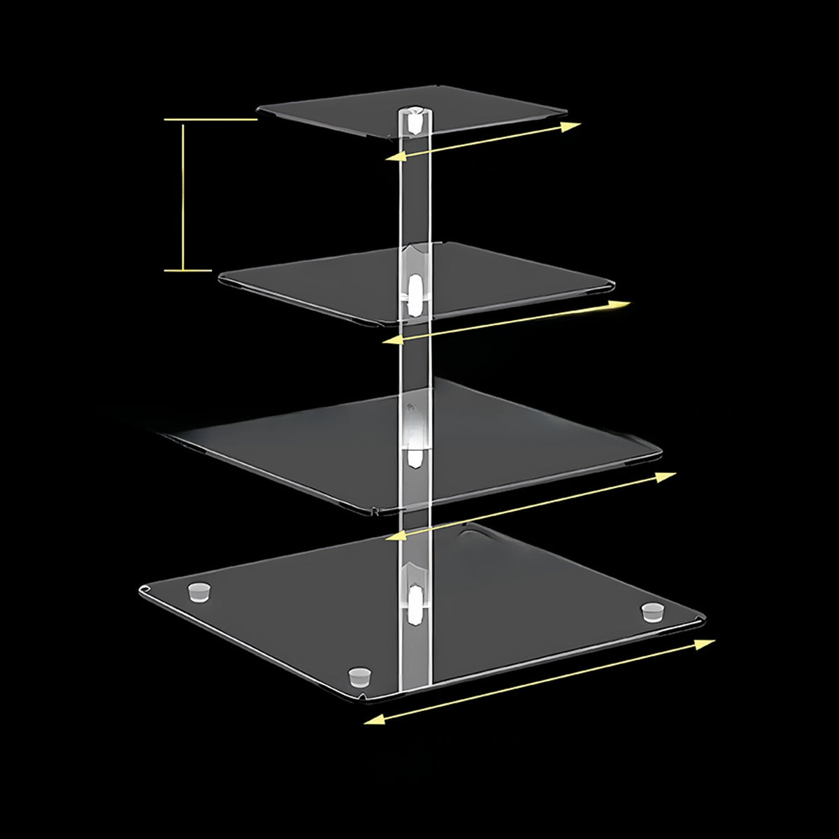 Clear Acrylic Cake Display Stand