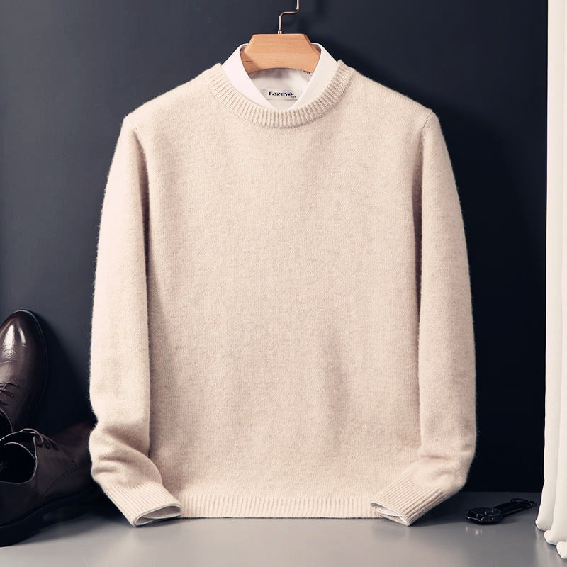Men's Slim-Fit Crew-Neck Knit Sweater