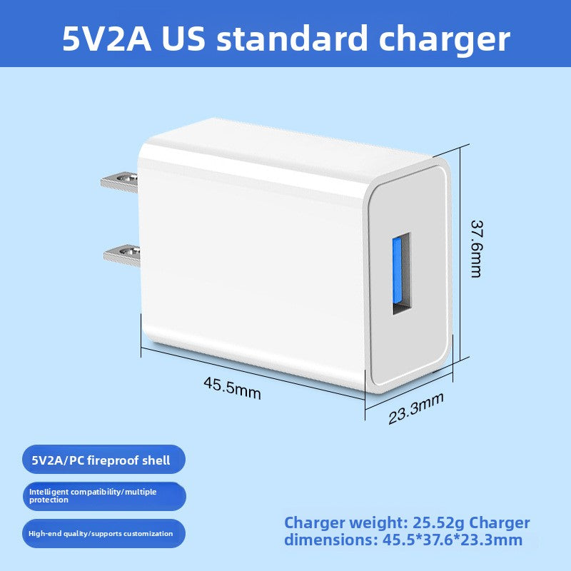 10W USB Wall Charger with CE & RoHS Certification