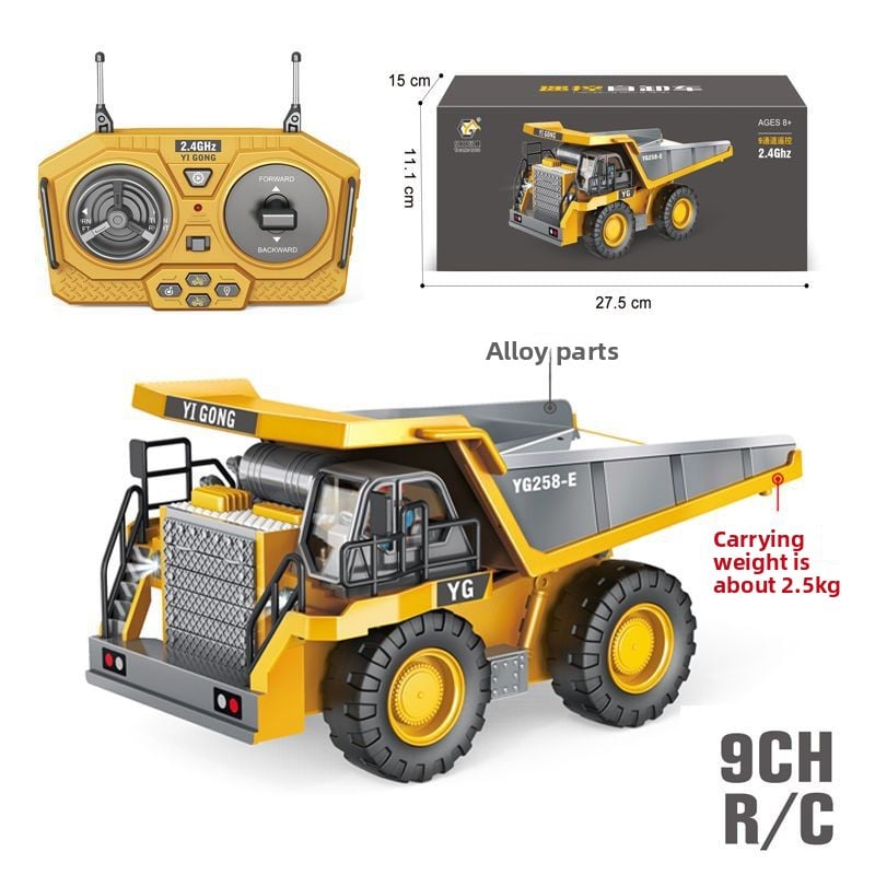 Remote Control Construction Vehicle Toy Set – angle 3