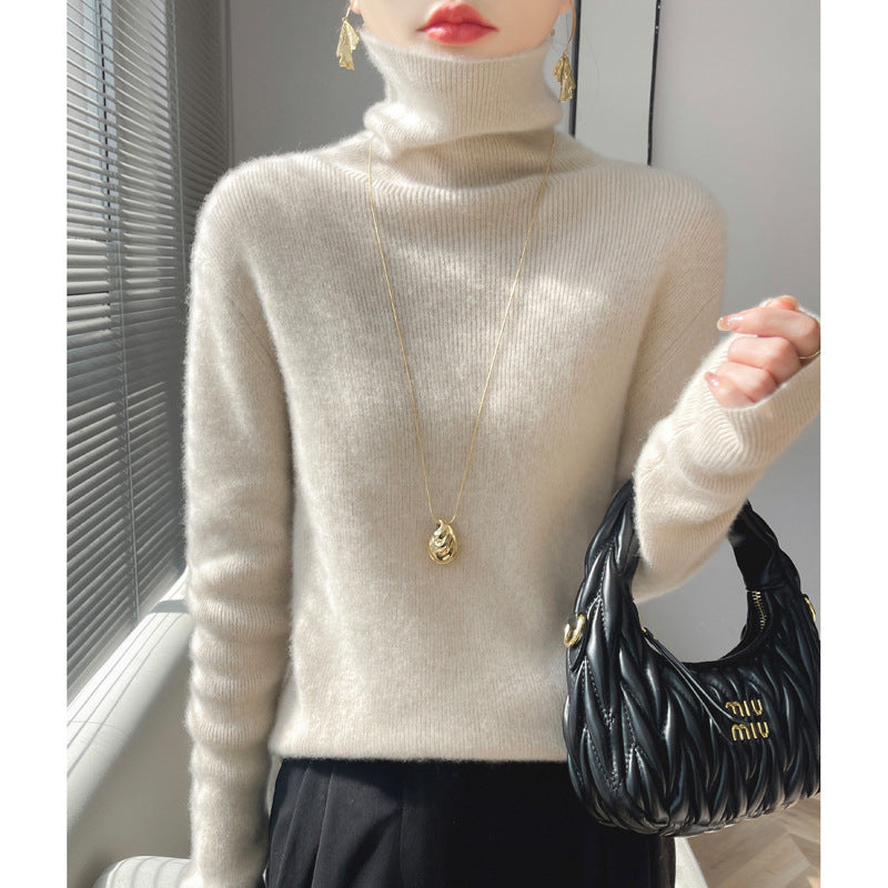 Women's Slim-Fit Soft Turtleneck Sweater