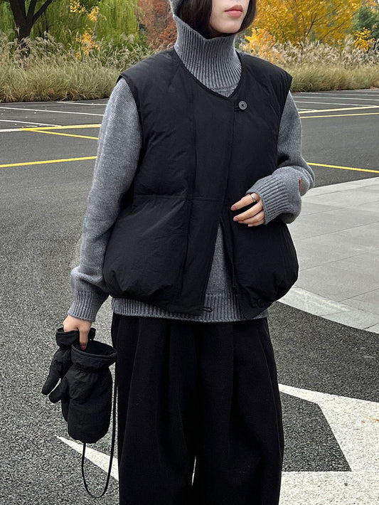 Women’s Down Vest with Gloves