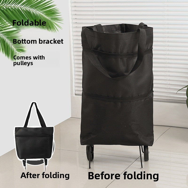 Foldable Wheeled Shopping Trolley Bag