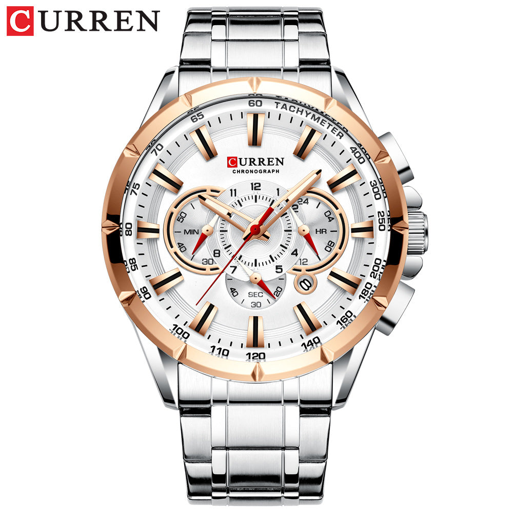 Curren Men's Calendar Quartz Watch