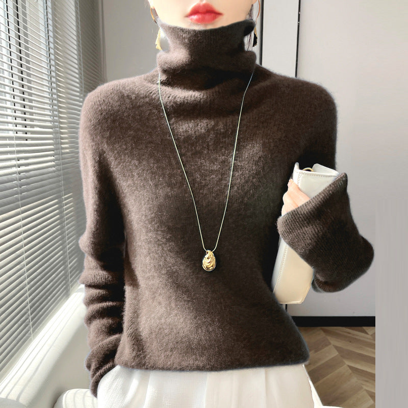 Women's Slim-Fit Soft Turtleneck Sweater