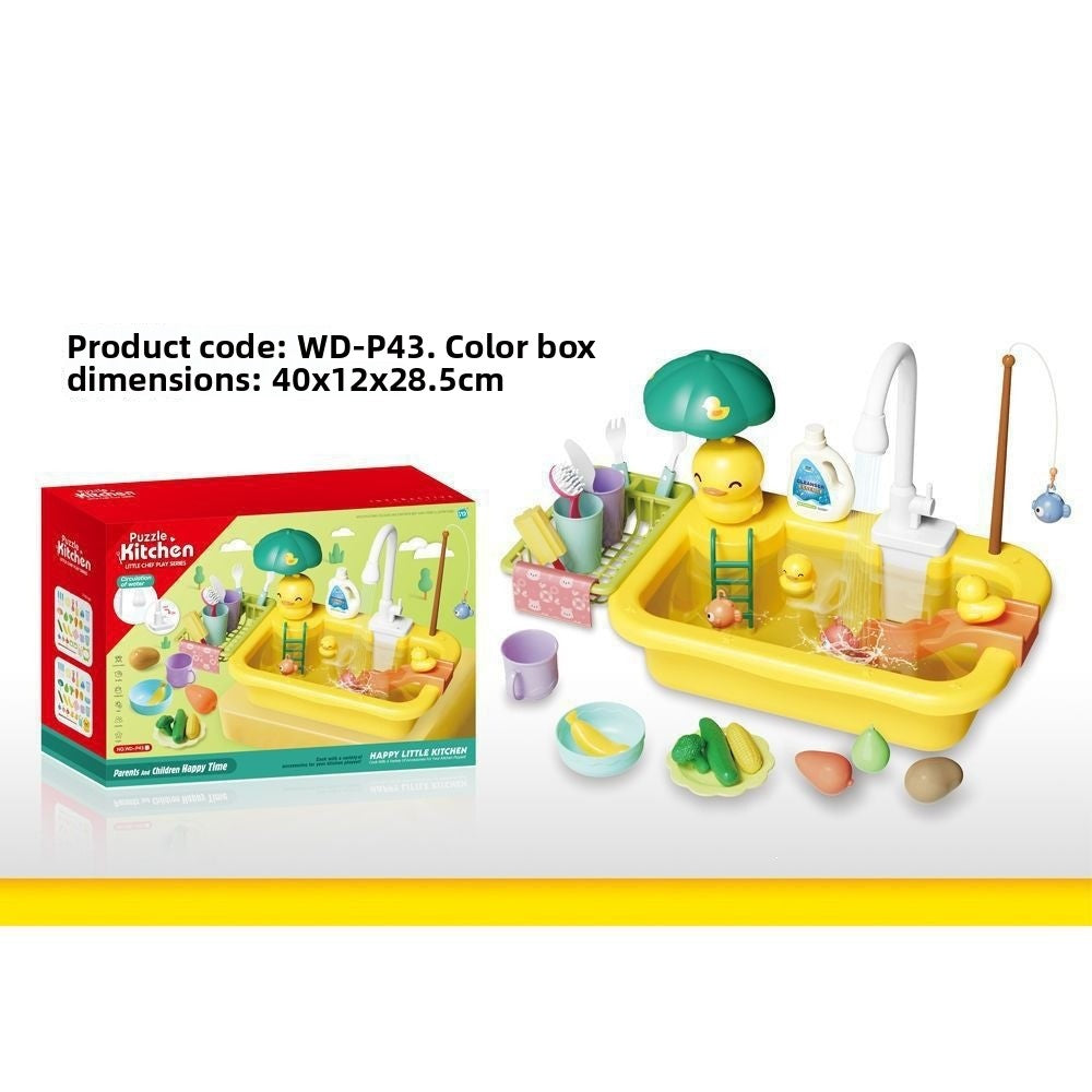 Electric Circulating Water Play Sink Set