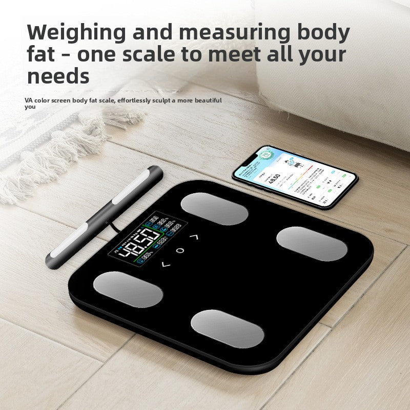 8-Electrode Smart Body-Fat Scale