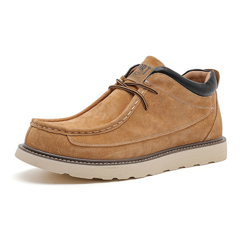 Men's Pigskin Leather Ankle Boots