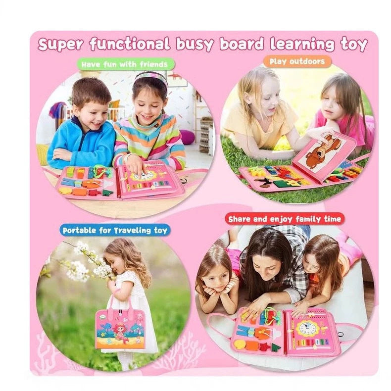 Children's Felt Montessori Busy Book
