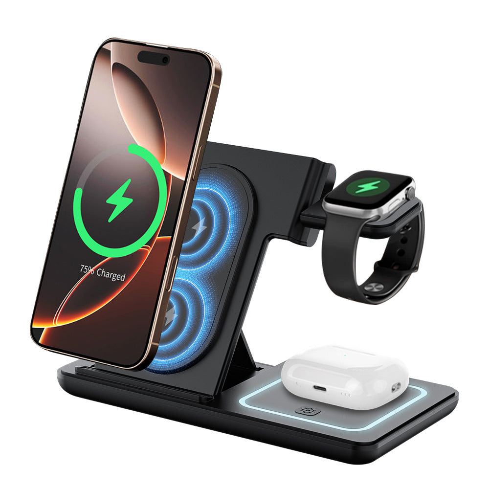 3-in-1 Foldable Wireless Charging Stand
