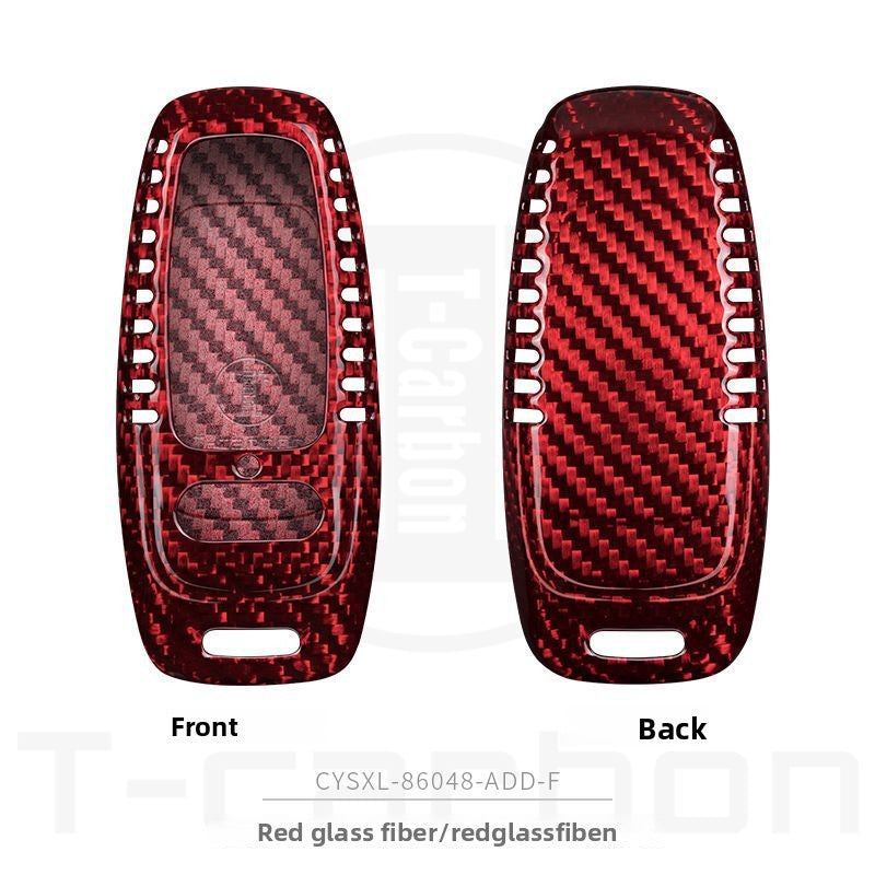 Audi Carbon Fiber Key Fob Protective Cover
