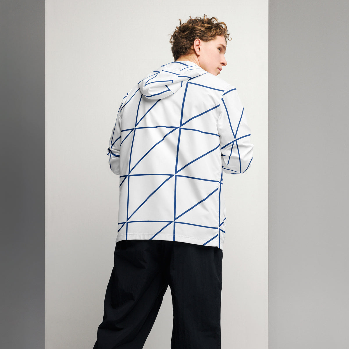 Men’s Windbreaker – Design 16 – angle 3