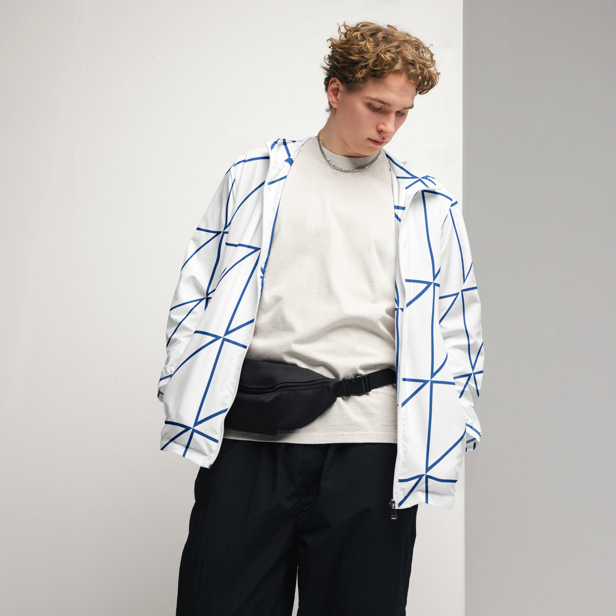 Men’s Windbreaker – Design 16 – angle 4
