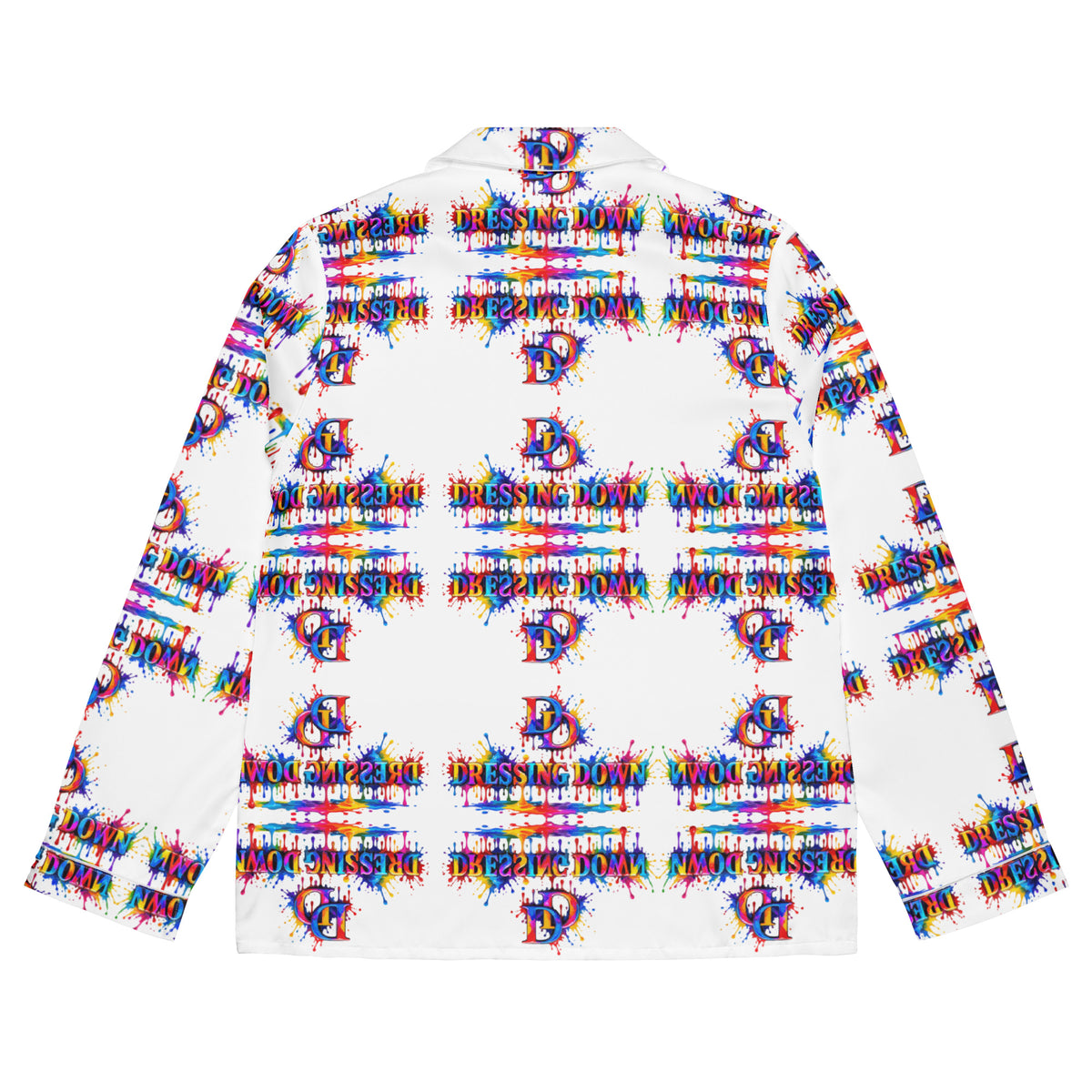 Women’s Long-Sleeve Pajama Top – Design 03 – angle 5