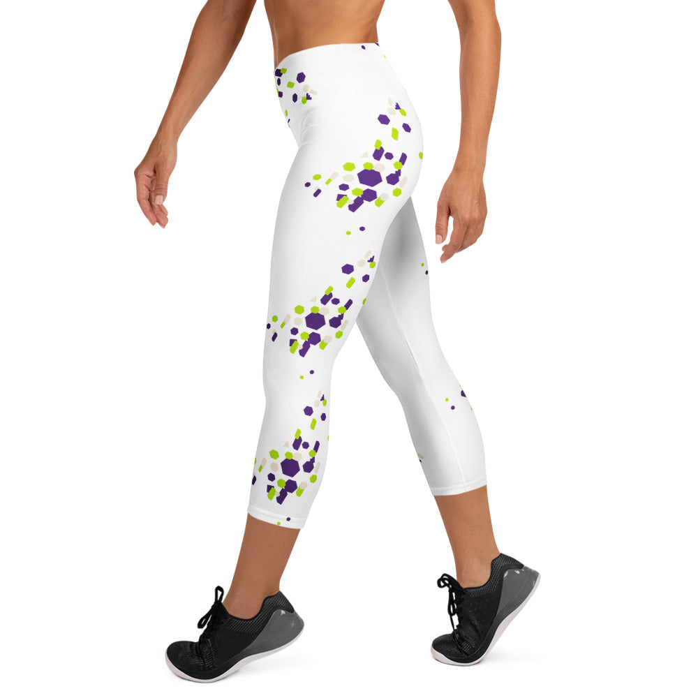 Yoga Capri Leggings – Design 41 – angle 5