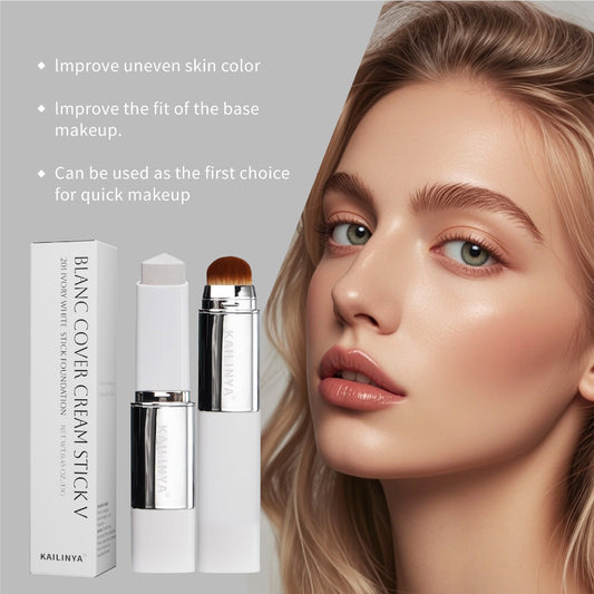 Dual-Ended Foundation Stick with Brush