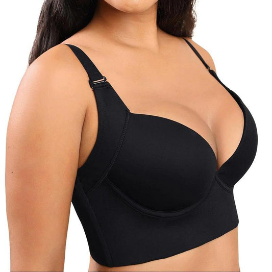 Front-Clasp Push-Up Sports Bra
