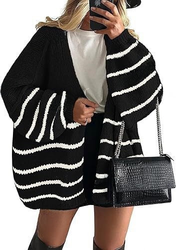 Women's Longline Knit Cardigan – S–5XL