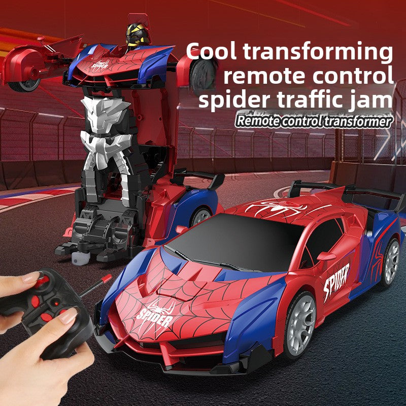 Remote Control Transforming Toy Car with LED Lights – view 3