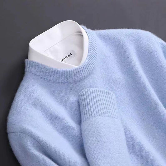 Men's Slim-Fit Crew-Neck Knit Sweater