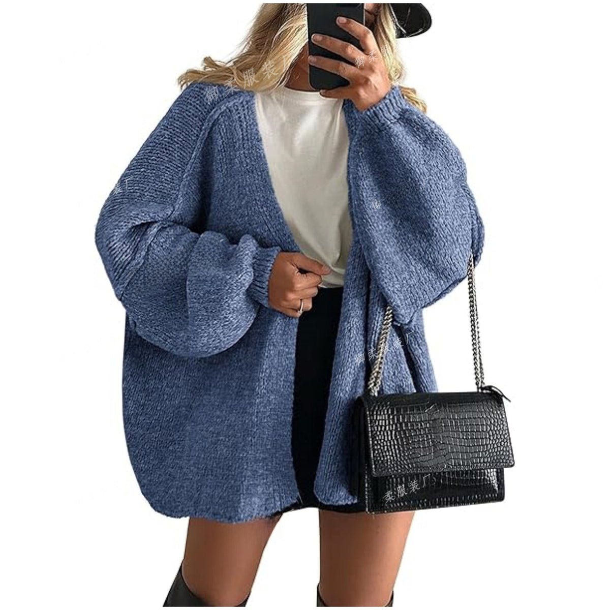 Women's Longline Knit Cardigan – S–5XL