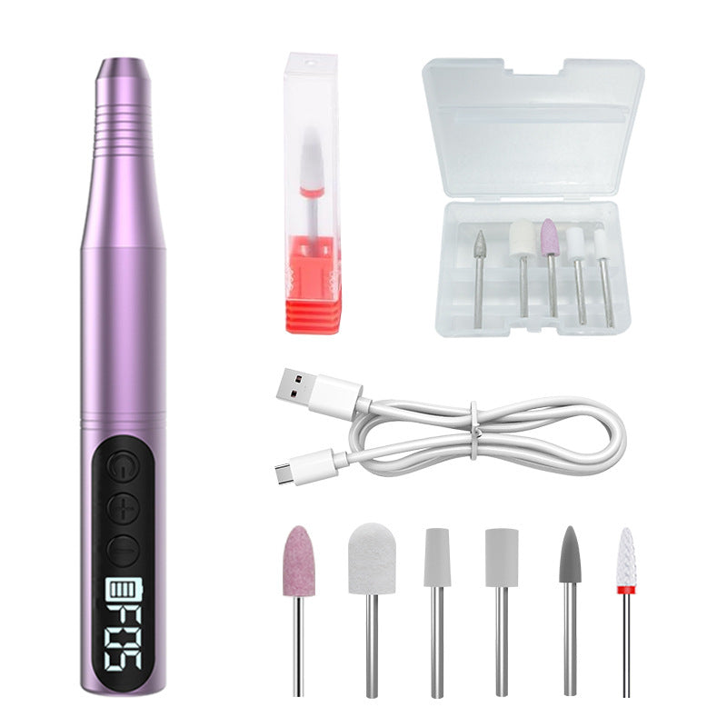 Electric Pen-Style Nail Polishing Machine