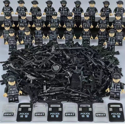 Military Building Block Figures Set