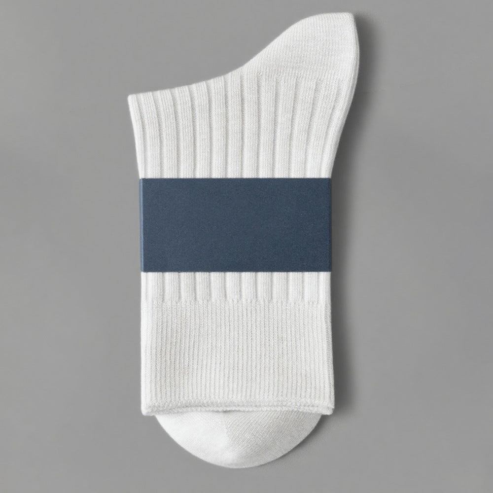 Men's Thickened Cotton Business Socks - 5 Pairs