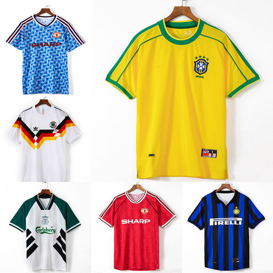 Retro Football Jerseys Vintage Sports Uniforms
