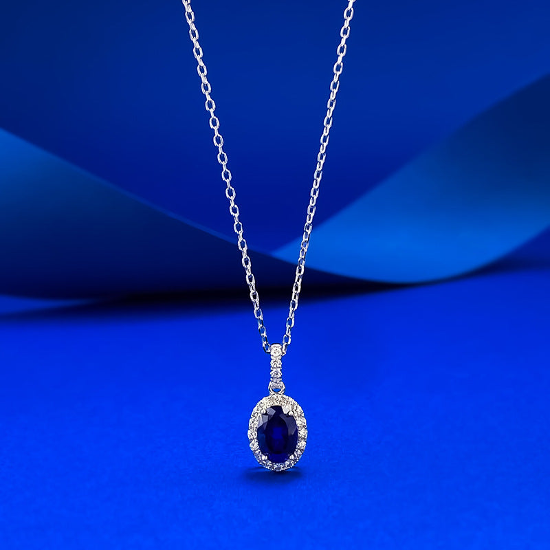 Oval Pendant Necklace