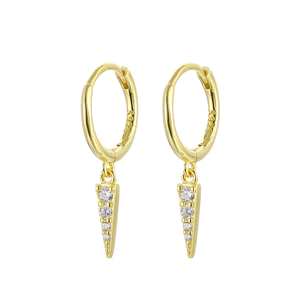 Simple Geometric Stud Earrings