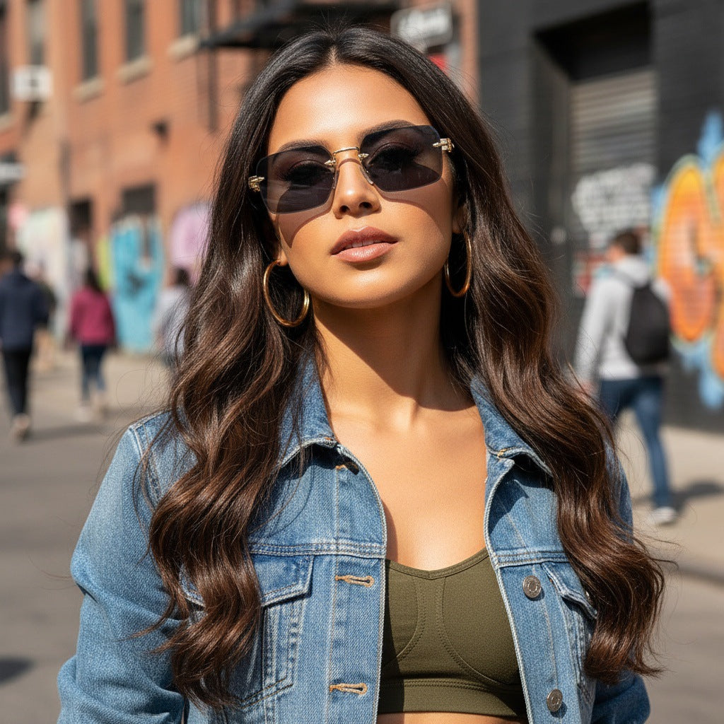 Frameless UV400 Sunglasses