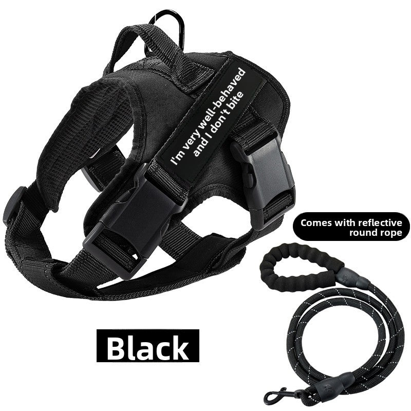 Adjustable Dog Harness with Reflective Leash