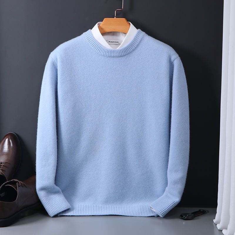 Men's Slim-Fit Crew-Neck Knit Sweater