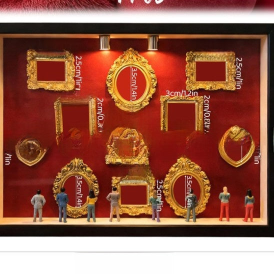 DIY Mini Museum Silhouette Display Box