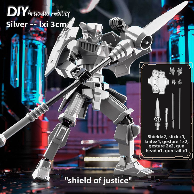 A versatile mecha doll assembly toy