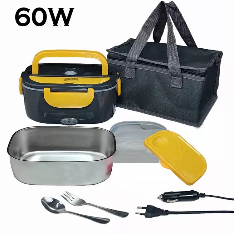 Car Portable Heating Lunch Box with Removable Stainless Steel Container