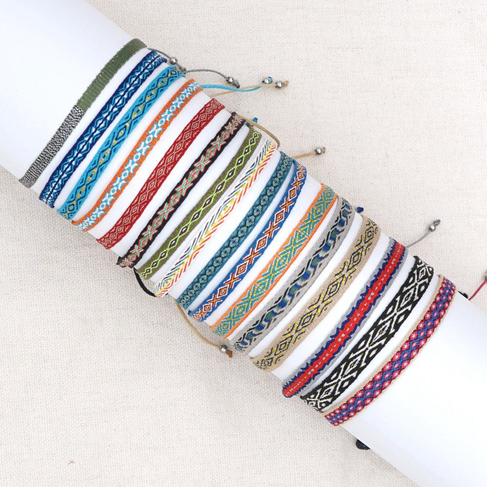 Bohemian Hand-Woven Bracelet