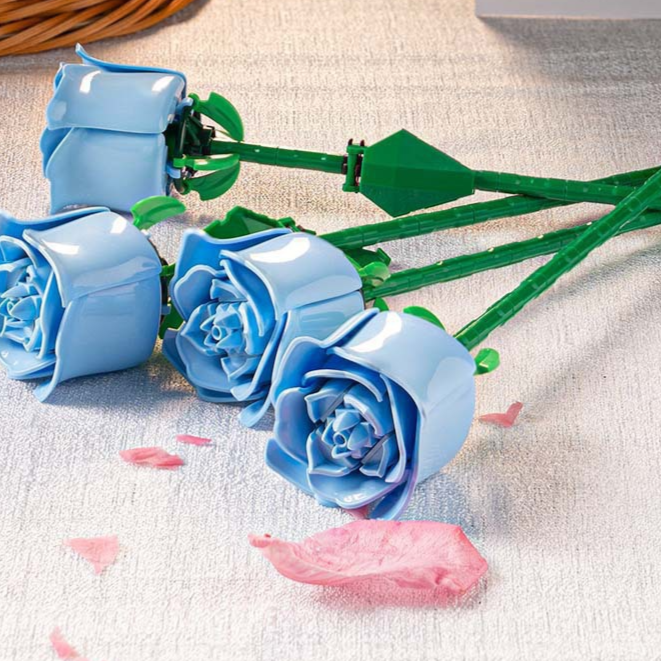 Rose Building Block Eternal Flower Bouquet