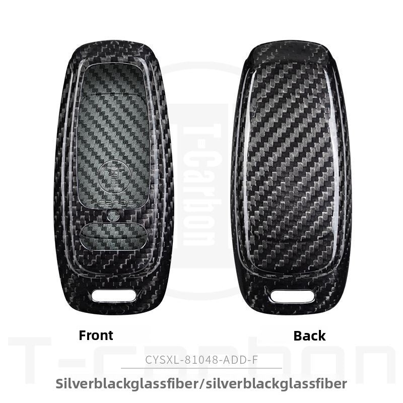 Audi Carbon Fiber Key Fob Protective Cover
