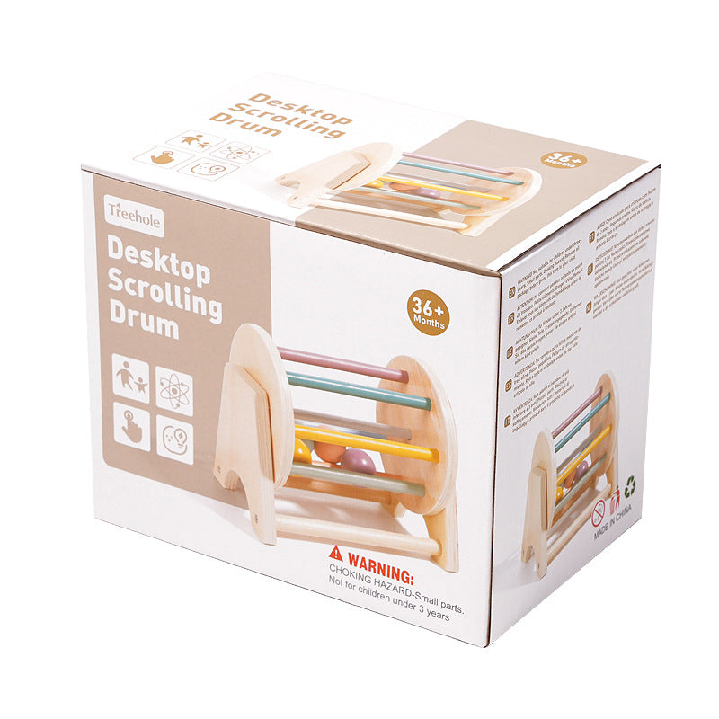 Children Educational Desktop Rolling Drum Toy