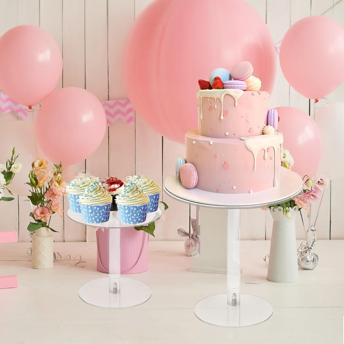 Clear Acrylic Cake Display Stand