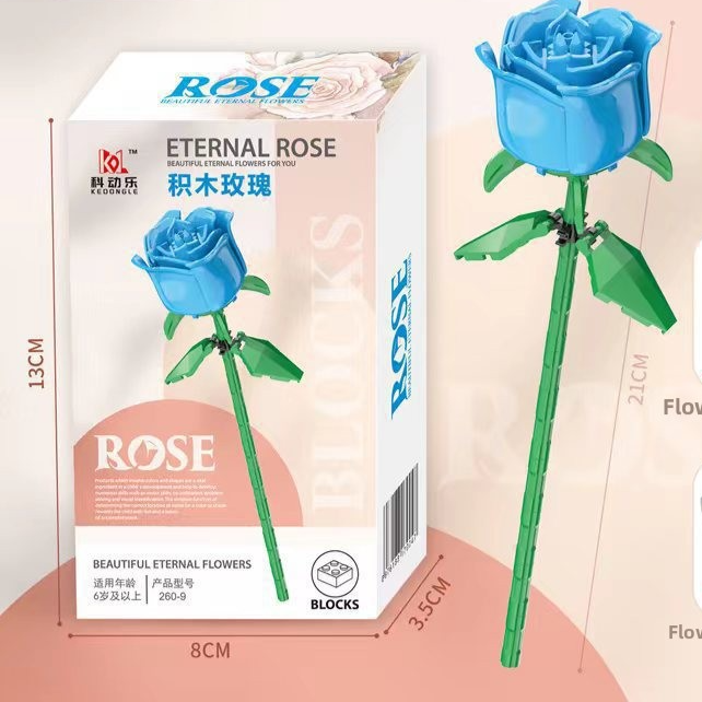 Rose Building Block Eternal Flower Bouquet