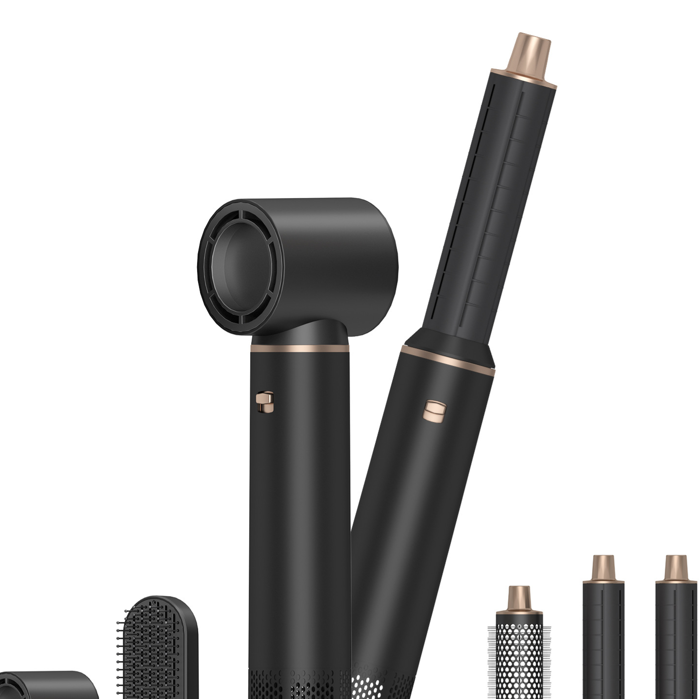 Hot Air Hair Styler with Automatic Curling Function