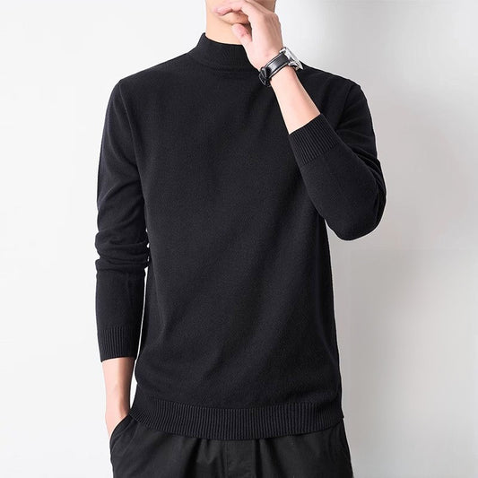 Men's Fleece-Lined Turtleneck Sweater