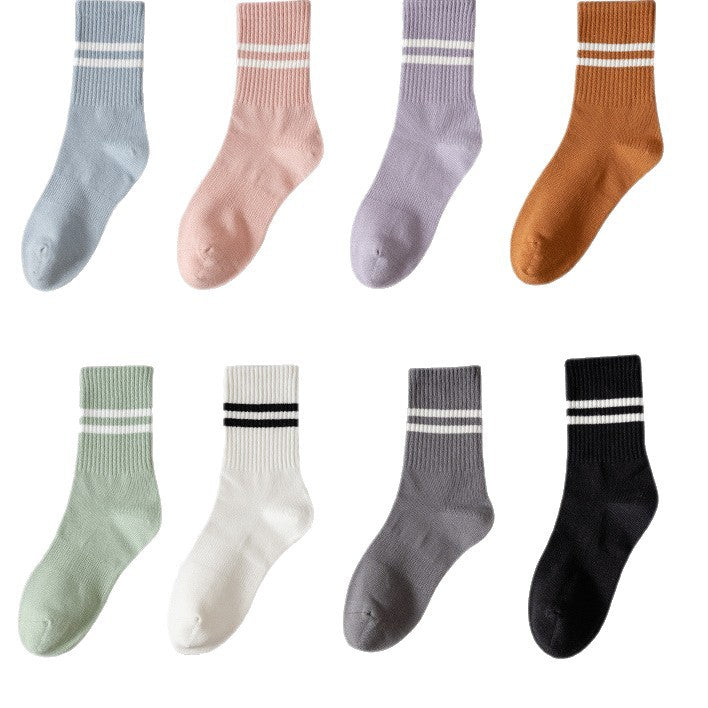 Women's Striped Non-Slip Yoga Socks